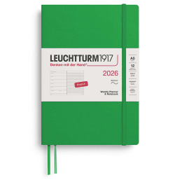 Kalender Weekly Planner & Notebook 2026 A5 Soft Cover Spring Leaf i gruppen Papper & Block / Kalendrar och almanackor / 12-månaderskalendrar hos Pen Store (136245) Kalender Weekly Planner & Notebook 2026 A5 Soft Cover Spring Leaf i gruppen Papper & Block / Kalendrar och almanackor / 12-månaderskalendrar hos Pen Store (136245)