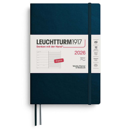 Kalender Weekly Planner & Notebook 2026 A5 Soft Cover Deep Sea i gruppen Papper & Block / Kalendrar och almanackor / 12-månaderskalendrar hos Pen Store (136247) Kalender Weekly Planner & Notebook 2026 A5 Soft Cover Deep Sea i gruppen Papper & Block / Kalendrar och almanackor / 12-månaderskalendrar hos Pen Store (136247)