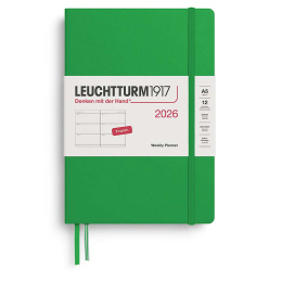 Kalender Weekly Planner 2026 A5 Spring Leaf i gruppen Papper & Block / Kalendrar och almanackor / 12-månaderskalendrar hos Pen Store (136255)