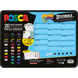 Posca Manga Hero 20-set i gruppen Pennor / Konstnärspennor / Akrylmarkers hos Pen Store (136281) Posca Manga Hero 20-set i gruppen Pennor / Konstnärspennor / Akrylmarkers hos Pen Store (136281)