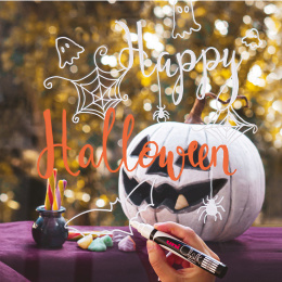 Chalk Marker PWE-5M Halloween 4-set i gruppen Pennor / Märkning och kontor / Märkpennor hos Pen Store (136283)