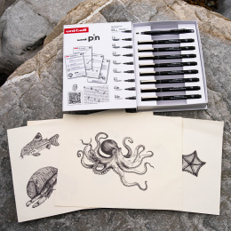 Pin Fine Line Dotwork Set i gruppen Pennor / Skriva / Fineliners hos Pen Store (136284)