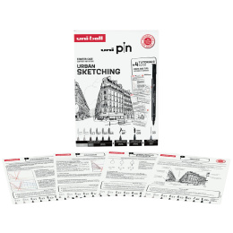Pin Fine Line Urban Sketching Set i gruppen Pennor / Skriva / Fineliners hos Pen Store (136285)