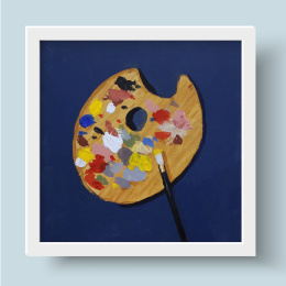 Learn to Paint in Acrylics with 50 Small Paintings i gruppen Skapande & Hobby / Böcker / Instruktionsböcker hos Pen Store (136299)