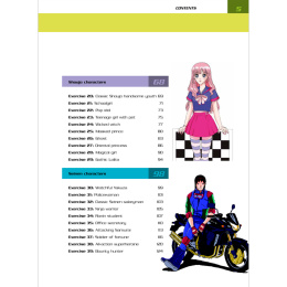 Mega Manga Characters i gruppen Skapande & Hobby / Böcker / Instruktionsböcker hos Pen Store (136309)