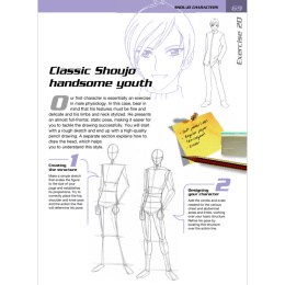 Mega Manga Characters i gruppen Skapande & Hobby / Böcker / Instruktionsböcker hos Pen Store (136309)