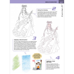 Mega Manga Characters i gruppen Skapande & Hobby / Böcker / Instruktionsböcker hos Pen Store (136309)