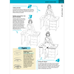 Mega Manga Characters i gruppen Skapande & Hobby / Böcker / Instruktionsböcker hos Pen Store (136309)