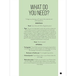 Draw 100: Flowers i gruppen Skapande & Hobby / Böcker / Inspirationsböcker hos Pen Store (136315)