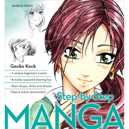 Step-by-Step Manga i gruppen Skapande & Hobby / Böcker / Inspirationsböcker hos Pen Store (136321)