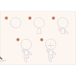 Draw 30: Kawaii i gruppen Skapande & Hobby / Böcker / Instruktionsböcker hos Pen Store (136323)