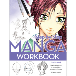 Step-by-Step Manga Workbook i gruppen Skapande & Hobby / Böcker / Inspirationsböcker hos Pen Store (136329)