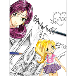 Step-by-Step Manga Workbook i gruppen Skapande & Hobby / Böcker / Inspirationsböcker hos Pen Store (136329)