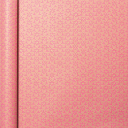 Presentpapper 35cm x 5m Kraft Pink Flowers i gruppen Skapande & Hobby / Högtider och säsong / Inslagning hos Pen Store (136356)