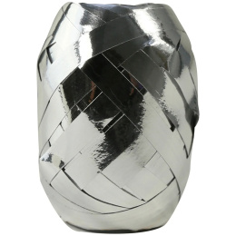Presentband Metallic 10m x 7 mm Silver i gruppen Skapande & Hobby / Högtider och säsong / Inslagning hos Pen Store (136412)