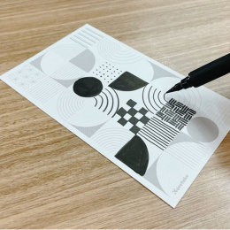 Bimoji Fude Brush Pen 5-set i gruppen Pennor / Konstnärspennor / Penselpennor hos Pen Store (136420)