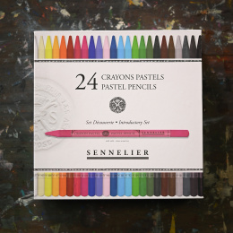 Pastellpennor 24-set i gruppen Pennor / Konstnärspennor / Pastellpennor hos Pen Store (136578)