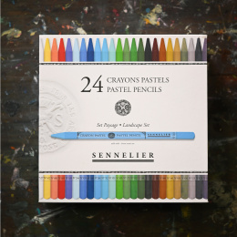 Pastellpennset 24-pack Landscape i gruppen Pennor / Konstnärspennor / Pastellpennor hos Pen Store (136579)
