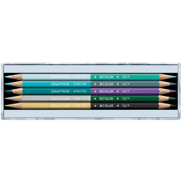 Bicolor Alpine Frost 9-set + Brush i gruppen Pennor / Konstnärspennor / Akvarellpennor hos Pen Store (136599)