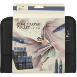 Marker Wallet 24 Pennor i gruppen Pennor / Konstnärspennor / Illustrationsmarkers hos Pen Store (136611)