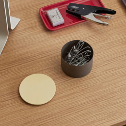 Förvaring District Box Small Brun/Gul i gruppen Skapande & Hobby / Organisera / Förvaringslådor hos Pen Store (136675)