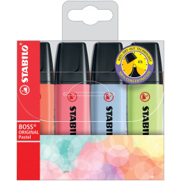 BOSS Original Pastel 4-pack Set 2 i gruppen Pennor / Märkning och kontor / Överstrykning hos Pen Store (136800)