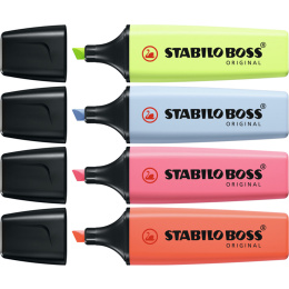 BOSS Original Pastel 4-pack Set 2 i gruppen Pennor / Märkning och kontor / Överstrykning hos Pen Store (136800)
