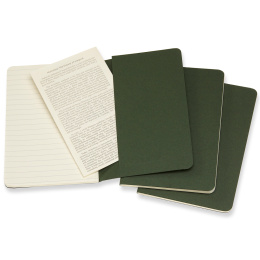 Cahier Notebook Pocket Green Linjerad i gruppen Papper & Block / Skriva och anteckna / Anteckningsböcker hos Pen Store (136809)
