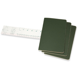 Cahier Notebook Large Green Linjerad i gruppen Papper & Block / Skriva och anteckna / Anteckningsböcker hos Pen Store (136810)