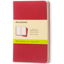 Cahier Notebook Pocket Red Olinjerad i gruppen Papper & Block / Skriva och anteckna / Anteckningsböcker hos Pen Store (136811)
