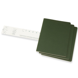 Cahier Notebook XL Green Linjerad i gruppen Papper & Block / Skriva och anteckna / Anteckningsböcker hos Pen Store (136814)