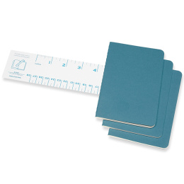Cahier Notebook Pocket Brisk Blue Linjerad i gruppen Papper & Block / Skriva och anteckna / Anteckningsböcker hos Pen Store (136815)