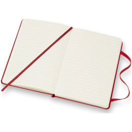 Classic Hard Cover Notebook Pocket Red i gruppen Papper & Block / Skriva och anteckna / Anteckningsböcker hos Pen Store (136819_r)