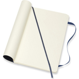 Classic Soft Cover Notebook Large Blue Dotted i gruppen Papper & Block / Skriva och anteckna / Anteckningsböcker hos Pen Store (136828)