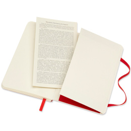 Classic Soft Cover Notebook Pocket Red i gruppen Papper & Block / Skriva och anteckna / Anteckningsböcker hos Pen Store (136829_r)