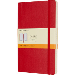 Classic Soft Cover Notebook Large Red i gruppen Papper & Block / Skriva och anteckna / Anteckningsböcker hos Pen Store (136830_r)