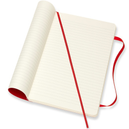 Classic Soft Cover Notebook Large Red i gruppen Papper & Block / Skriva och anteckna / Anteckningsböcker hos Pen Store (136830_r)
