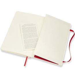Classic Soft Cover Notebook Large Red i gruppen Papper & Block / Skriva och anteckna / Anteckningsböcker hos Pen Store (136830_r)