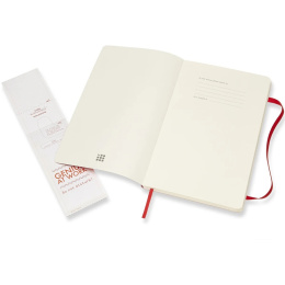 Classic Soft Cover Notebook Large Red i gruppen Papper & Block / Skriva och anteckna / Anteckningsböcker hos Pen Store (136830_r)