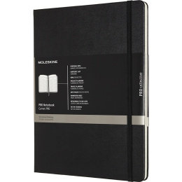 Pro Hard Cover Notebook XL Black Linjerad i gruppen Papper & Block / Skriva och anteckna / Anteckningsböcker hos Pen Store (136836)