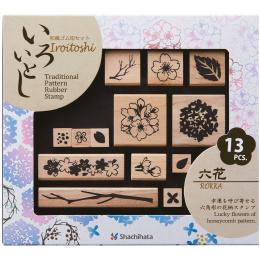Stämpelset Iroitoshi Rokka 13-pack i gruppen Skapande & Hobby / Hobbytillbehör / Stämplar hos Pen Store (136887)