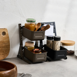 HBS130 Hand Bin Stand Titanium i gruppen Skapande & Hobby / Organisera / Förvaringslådor hos Pen Store (136961)