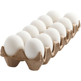 Ägg Vita 12-pack i gruppen Skapande & Hobby / Högtider och säsong / Påskpyssel hos Pen Store (136977)