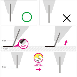 Orenz Stiftpenna Light Blue 0.5 mm i gruppen Produktserier / Pentel Orenz hos Pen Store (137001)