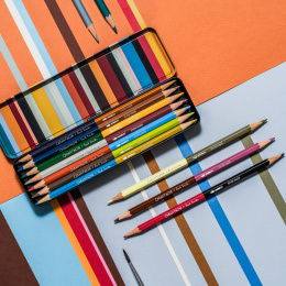 Bicolor Paul Smith 12-set + Brush i gruppen Pennor / Konstnärspennor / Akvarellpennor hos Pen Store (137004)