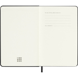 Kalender 18M WeekNote Hard Cover Pocket Black i gruppen Papper & Block / Kalendrar och almanackor / 18-månaderskalendrar hos Pen Store (137010)