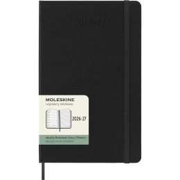 Kalender 18M WeekNote Hard Cover Large Black i gruppen Papper & Block / Kalendrar och almanackor / 18-månaderskalendrar hos Pen Store (137011)