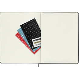 Kalender 18M WeekNote Hard Cover XL Black i gruppen Papper & Block / Kalendrar och almanackor / 18-månaderskalendrar hos Pen Store (137012)