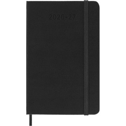 Kalender 18M Weekly Hard Cover Horisontell Pocket Black i gruppen Papper & Block / Kalendrar och almanackor / 18-månaderskalendrar hos Pen Store (137013)
