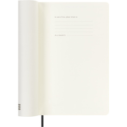Kalender 18M Daily Soft Cover Large Black i gruppen Papper & Block / Kalendrar och almanackor / 18-månaderskalendrar hos Pen Store (137015)